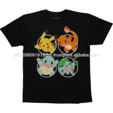 t-shirt personnalisé imprimé personnage de dessin animé pokemon